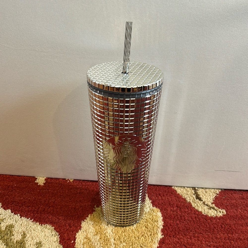 Starbucks Silver Holiday Tumbler 2023